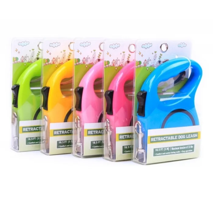 Makaralı Otomatik Köpek Tasması 3 Metre