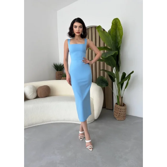 Martin Askılı Kalem Elbise