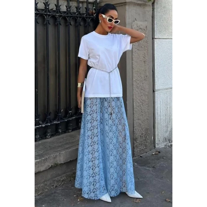 Maxi Dantel Etek 4047