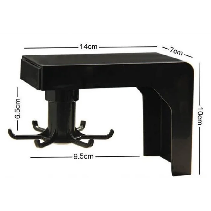 Mutfak Banyo Askısı Kancalı 360 Hareketli