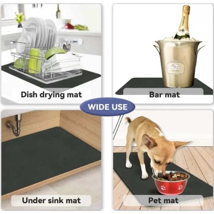 Mutfak Tezgah Üstü Su Emici Mat 35x50 cm