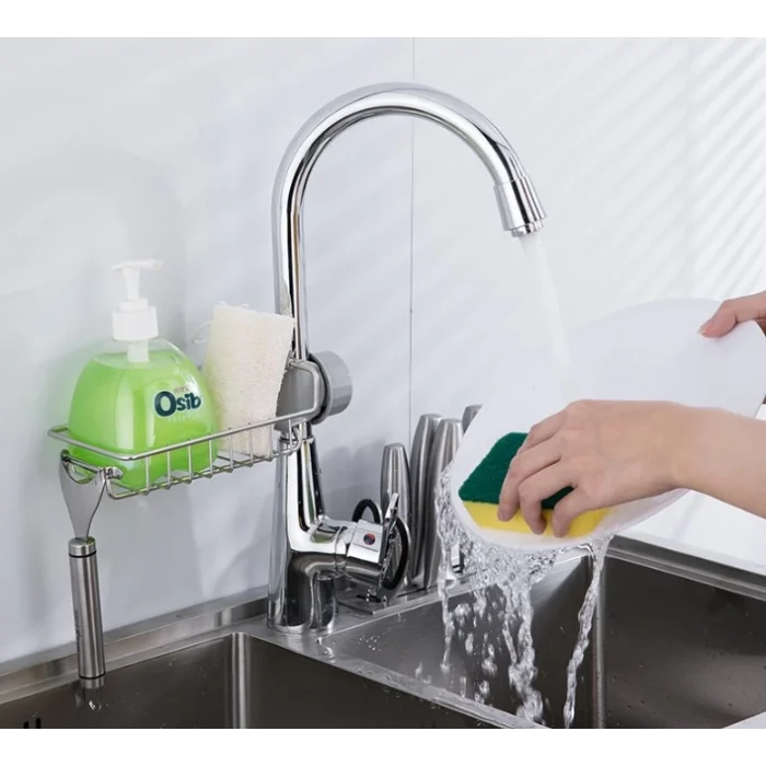 Mutfak ve Banyo Organizer Demir Raf Tek Kat