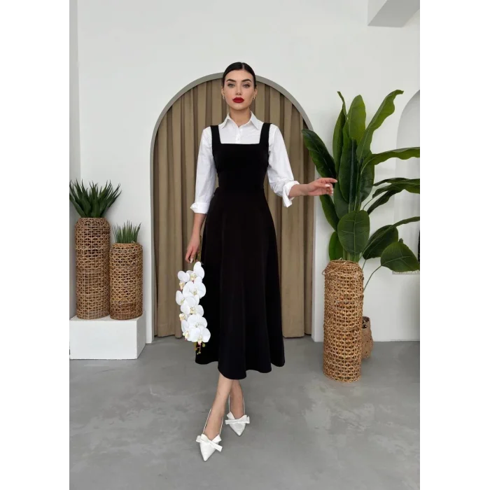 Neapolitan Askılı Elbise