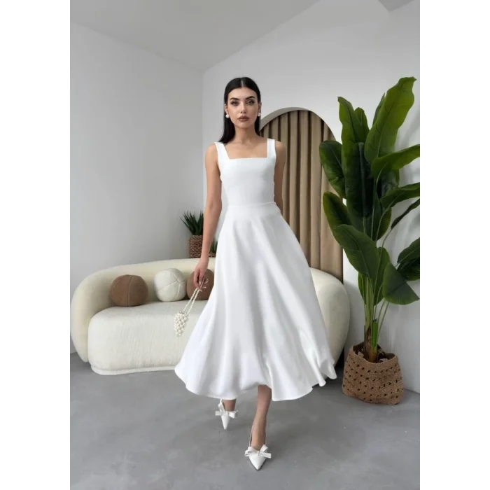 Neapolitan Askılı Elbise