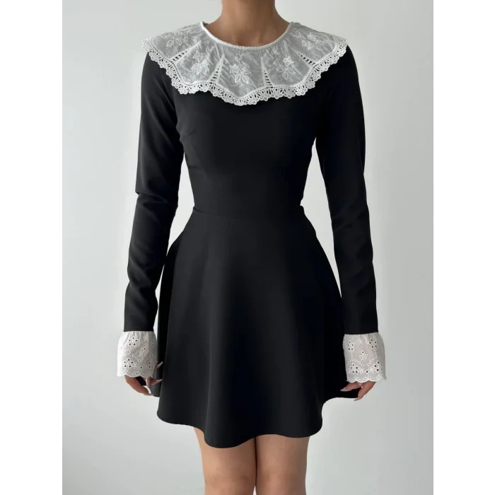 Nord Dantel Yaka Kol Elbise