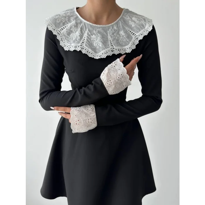 Nord Dantel Yaka Kol Elbise