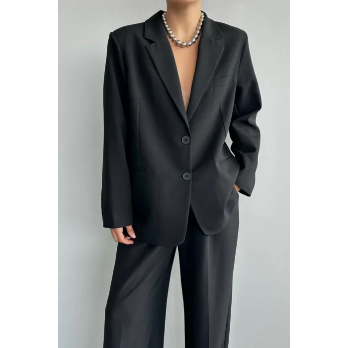 Oversize Ceket - Siyah