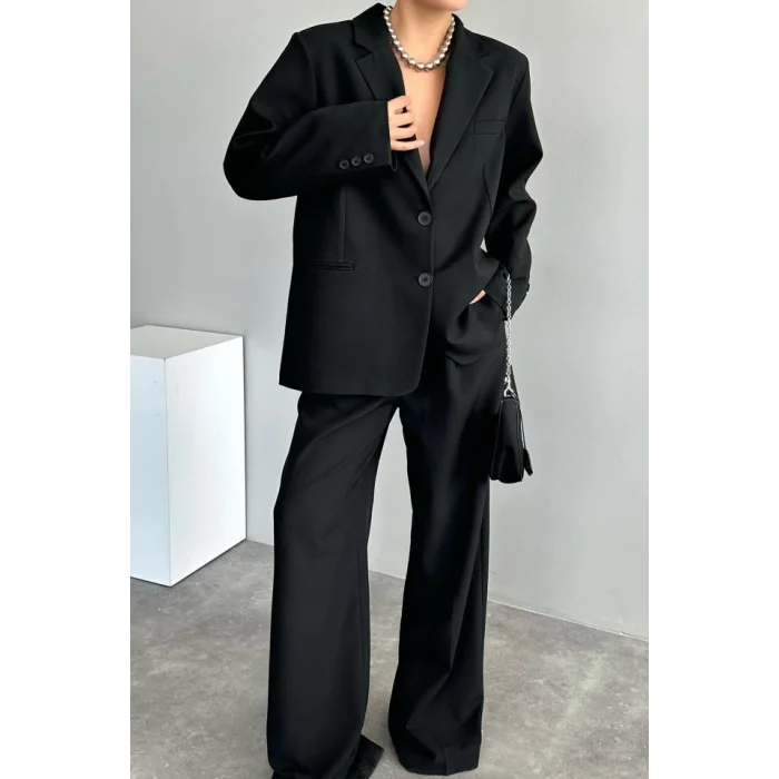 Oversize Ceket - Siyah