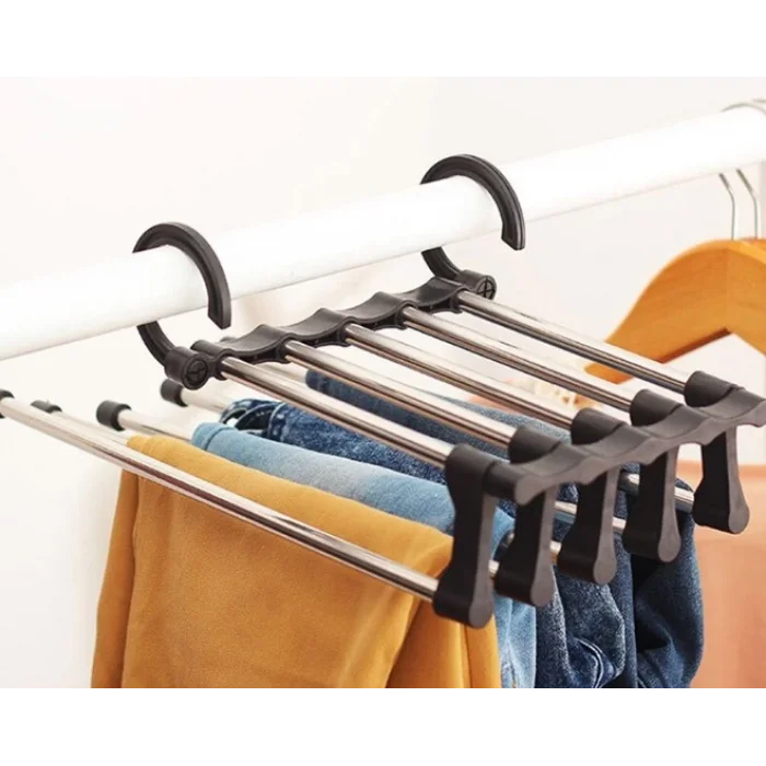 Pantolon Askılık 5 Li Hareketli Askı