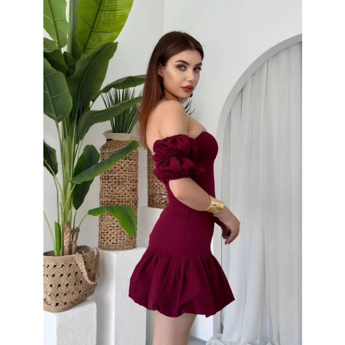 Peyda Straplez Elbise