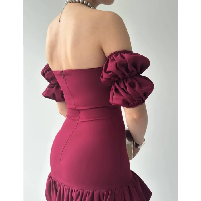 Peyda Straplez Elbise