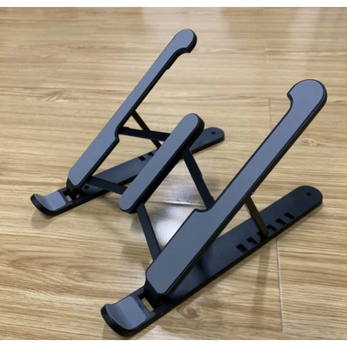 Plastik Yükseklik Ayarlı Laptop Standı Siyah