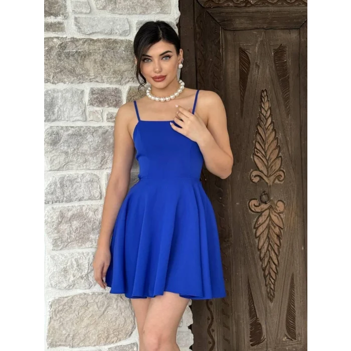 Pole İp Askılı Elbise