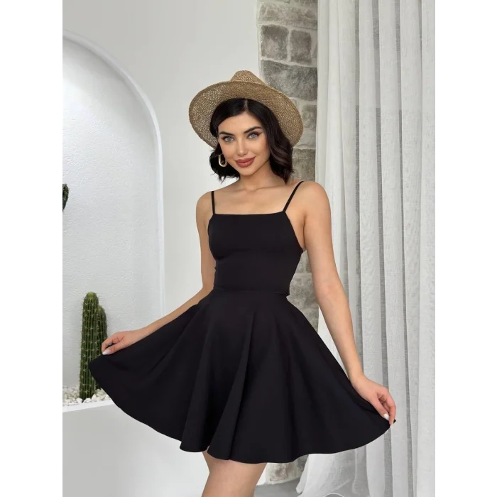 Pole İp Askılı Elbise