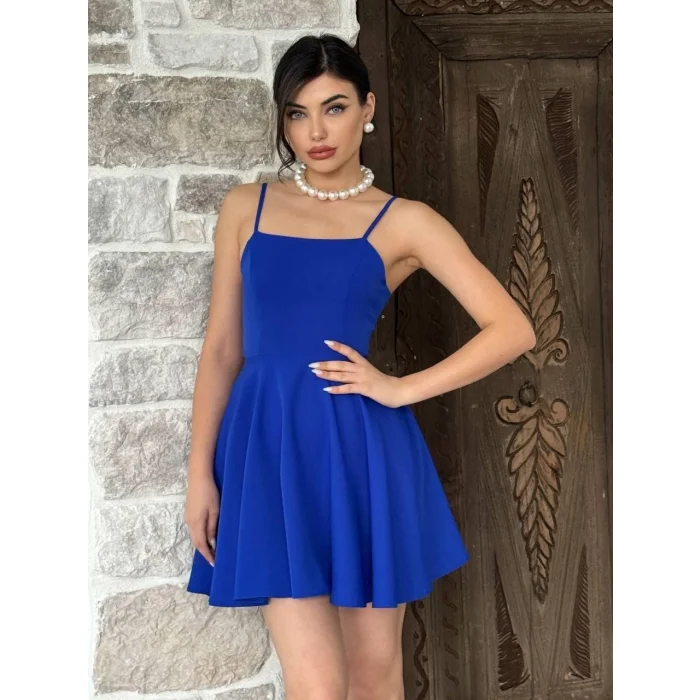 Pole İp Askılı Elbise