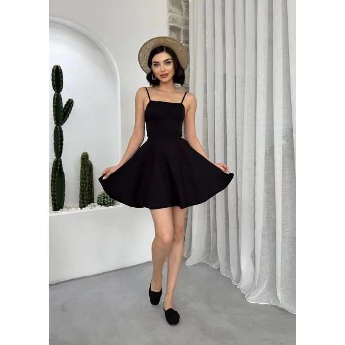 Pole İp Askılı Elbise