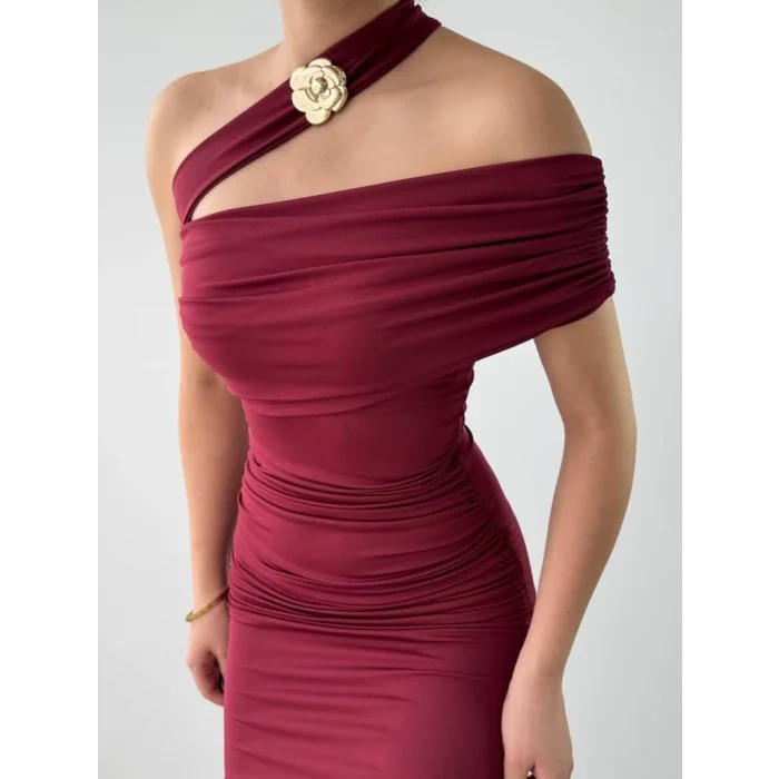 Reta Çapraz Omuz Elbise