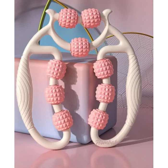 Selülit Masaj Aleti 9 Tekerlekli Lenf Drenaj Rulosu