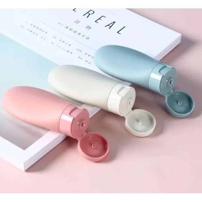 Seyahat Tipi Doldurulabilir Krem Şampuan Kutusu 3 lü Set