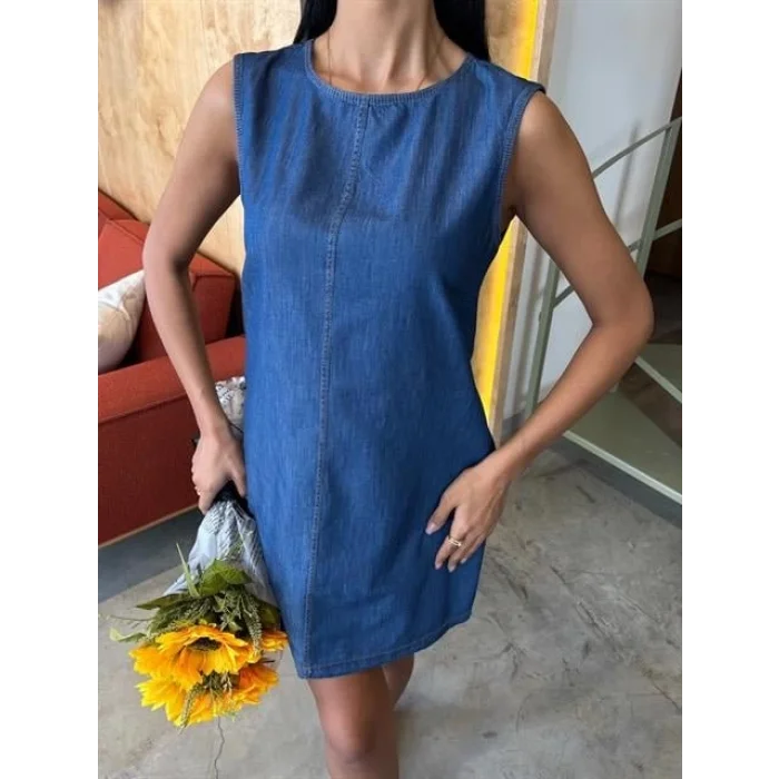 Sırt Bağcıklı Tensel Elbise 2880