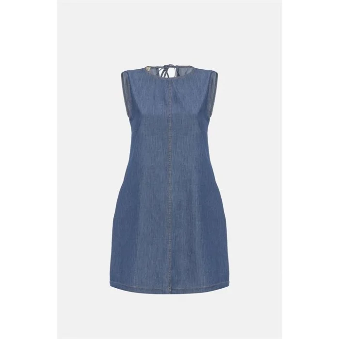 Sırt Bağcıklı Tensel Elbise 2880