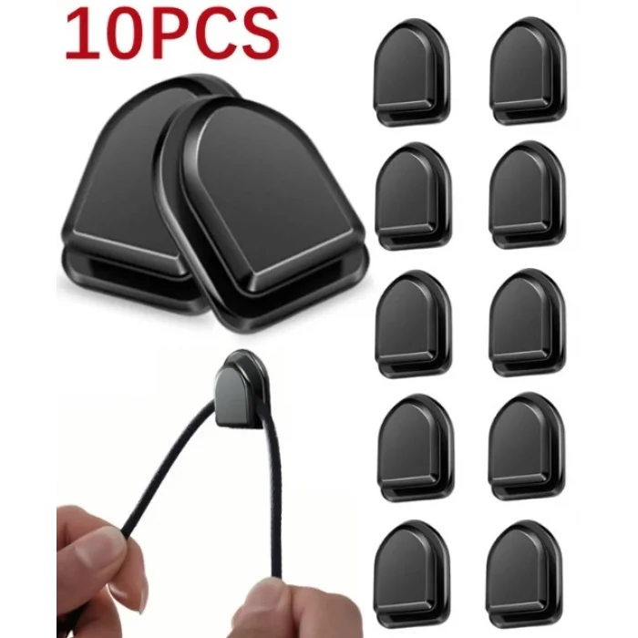 Siyah Çok Amaçlı Kanca 10 lu