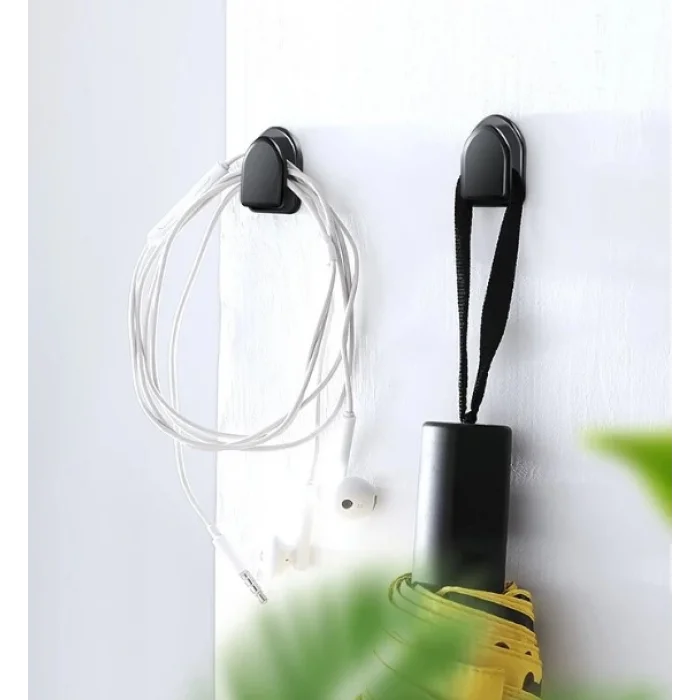 Siyah Çok Amaçlı Kanca 10 lu