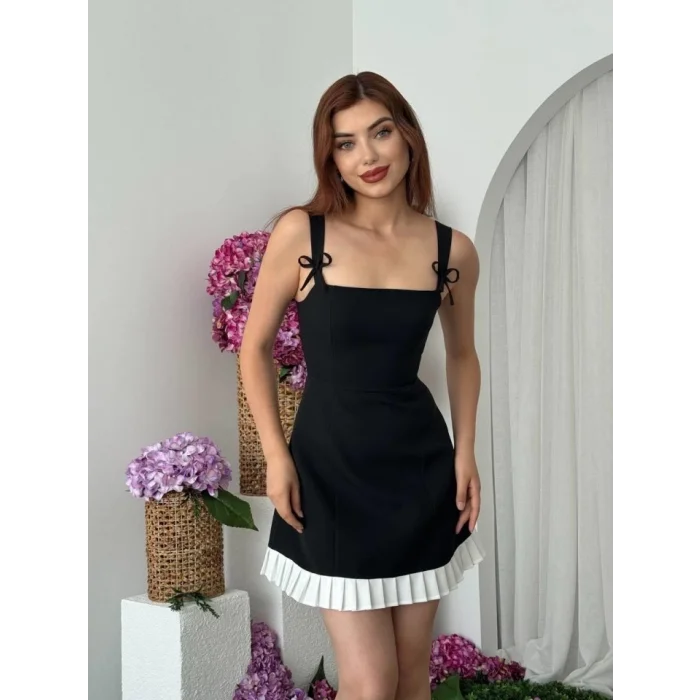 Steel Fiyonk Detay Elbise