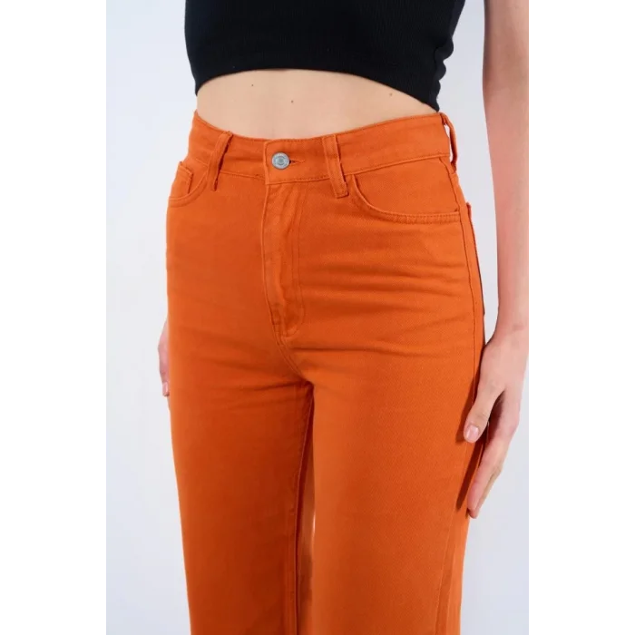 Strong Düz Pantolon - Oranj