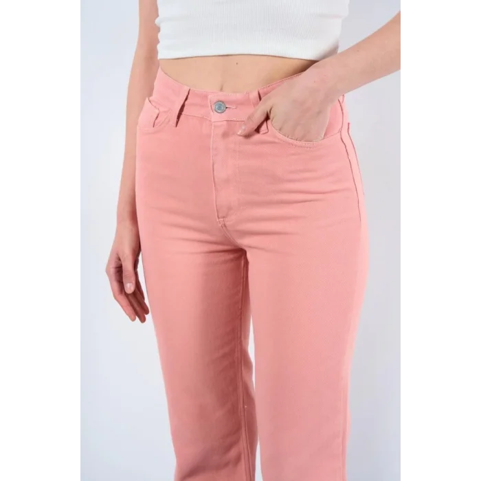 Strong Düz Pantolon - Pudra