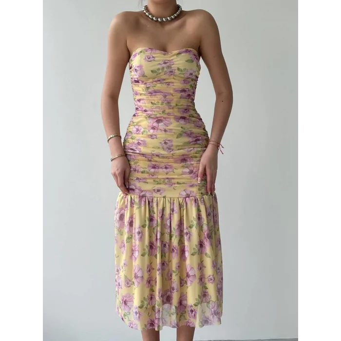 Talia Straplez Elbise