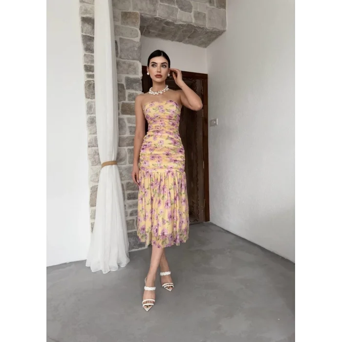 Talia Straplez Elbise