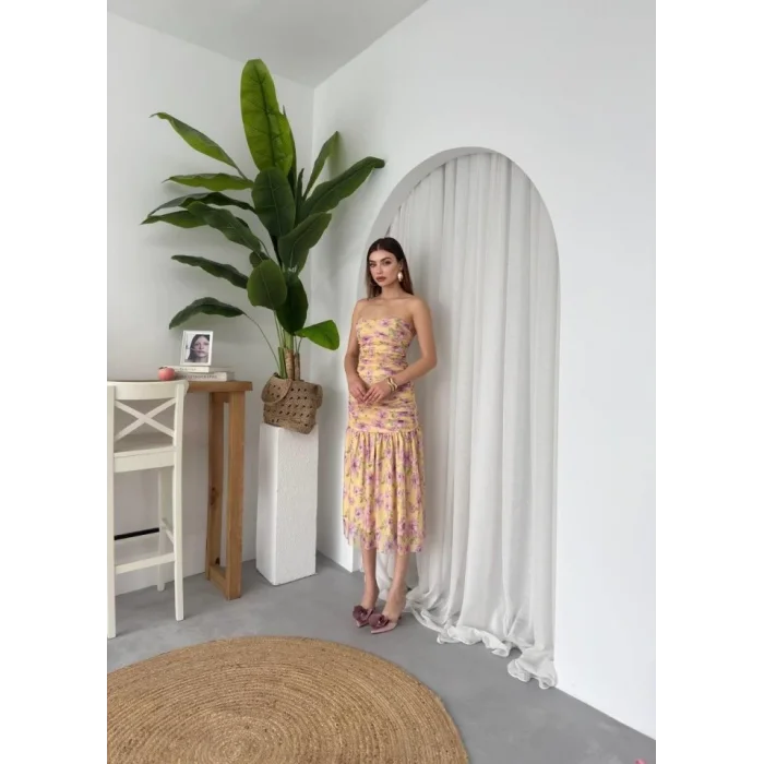 Talia Straplez Elbise