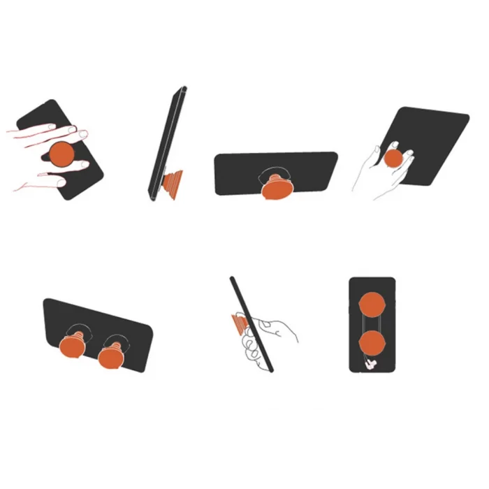 Telefon Parmak Tutucu (Aparatlı) (2 Renk)