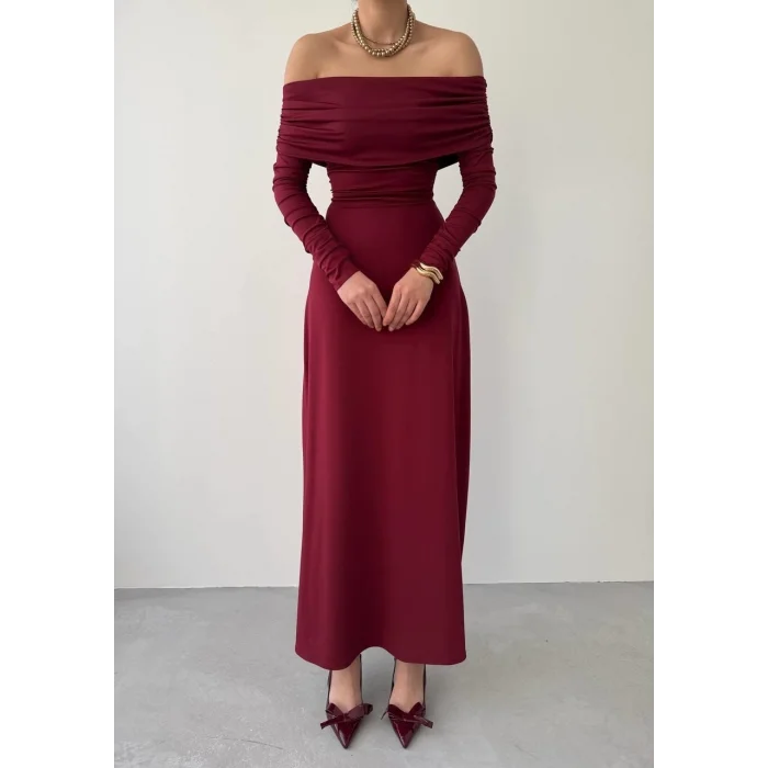 Uras Straplez Elbise