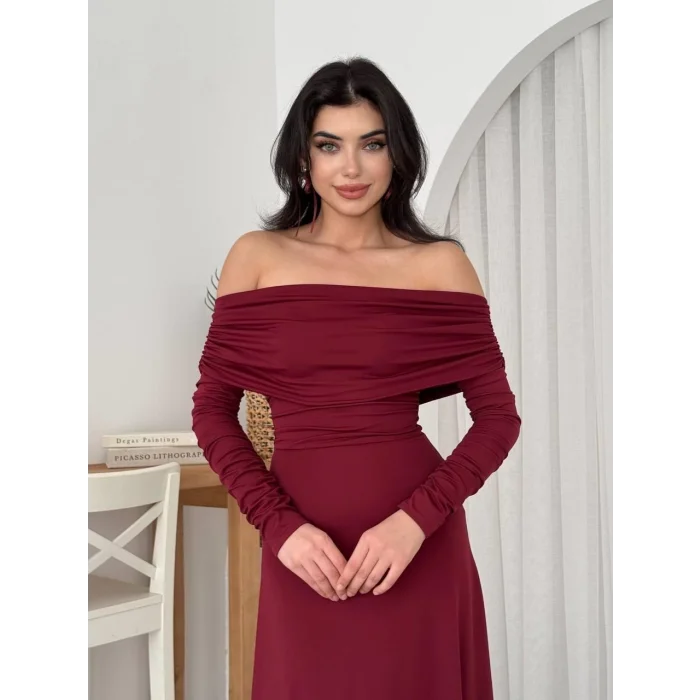 Uras Straplez Elbise