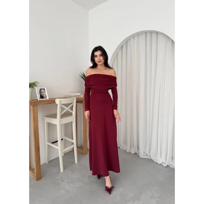 Uras Straplez Elbise