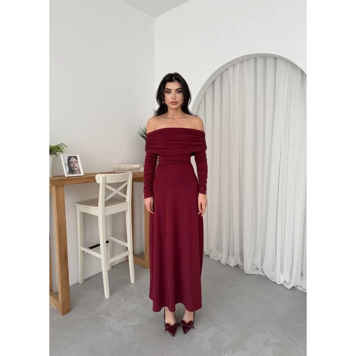 Uras Straplez Elbise