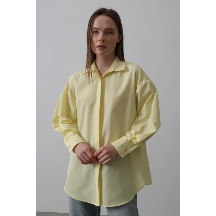 Uzun Kol Gömlek - Sarı
