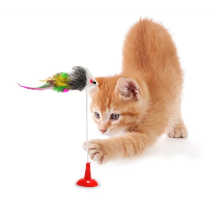 Vantuzlu Fare Kedi Oyuncağı