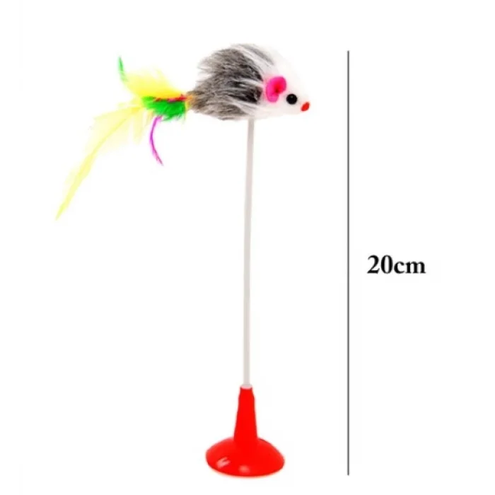 Vantuzlu Fare Kedi Oyuncağı