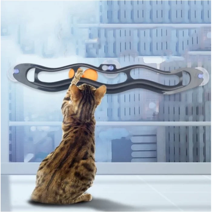 Vantuzlu Kedi Oyun Tüneli 54cm Tek Katlı