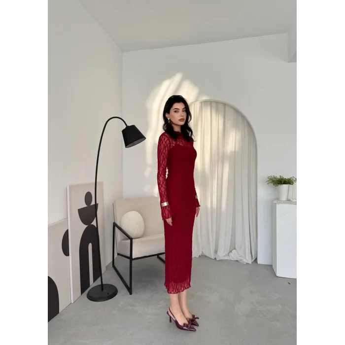 Vedo Çiçek Detaylı Elbise