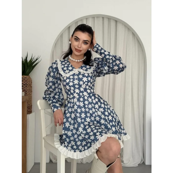 Vero Bebe Yaka Elbise