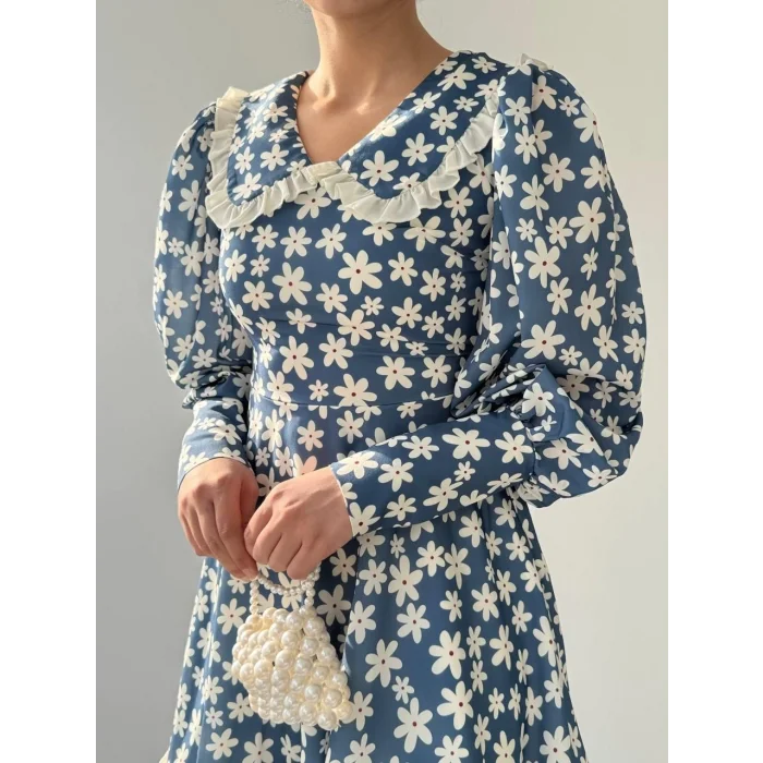 Vero Bebe Yaka Elbise