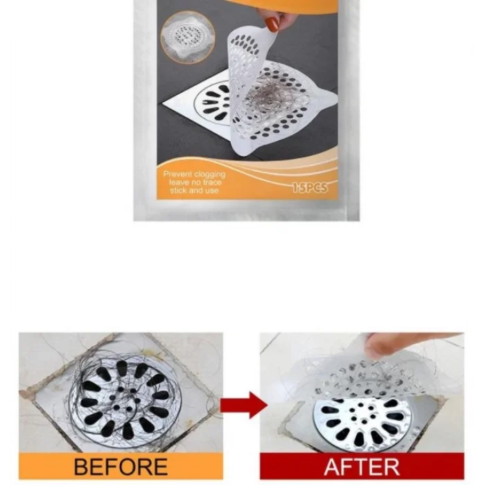 Yapışkan Banyo Gideri Koruyucu 10 lu Set