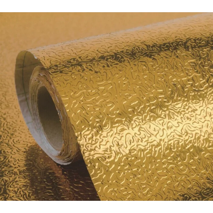 Yapışkanlı Kolay Silinebilir Mutfak Tezgah Üstü Folyo Gold