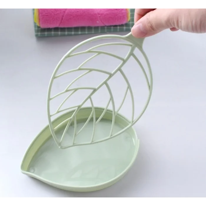 Yaprak Tasarımlı Izgaralı Sabunluk