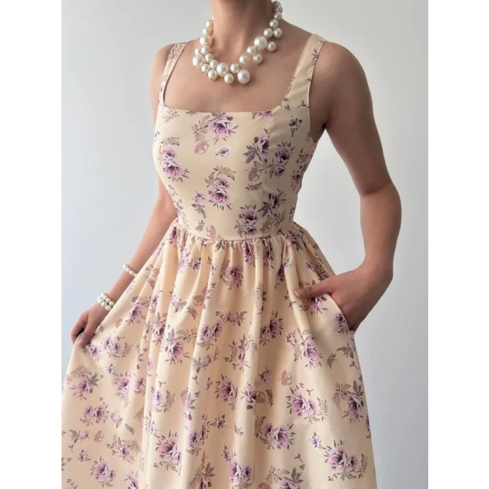 Yoa Cep Detaylı Elbise