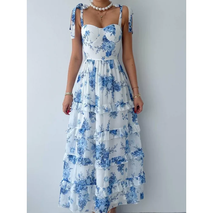 Zemun Bağlamalı Elbise